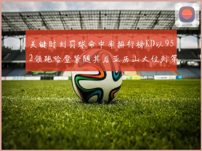 关键时刻罚球命中率排行榜KD以952领跑哈登紧随其后亚历山大位列第六